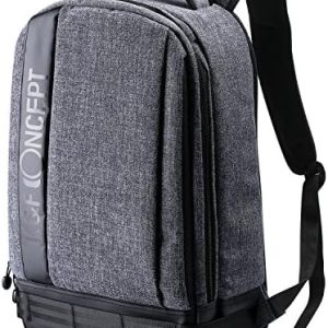 K&F Concept Professional Camera Backpack Large Size Photography Bag Compatible with Camera DSLR, 14.4'' Laptop,Tripod (Grey)
